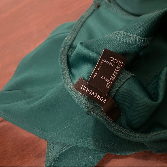 Green strapless bodysuit - Picture 4 of 4